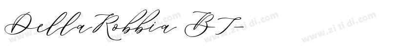 DellaRobbia BT字体转换